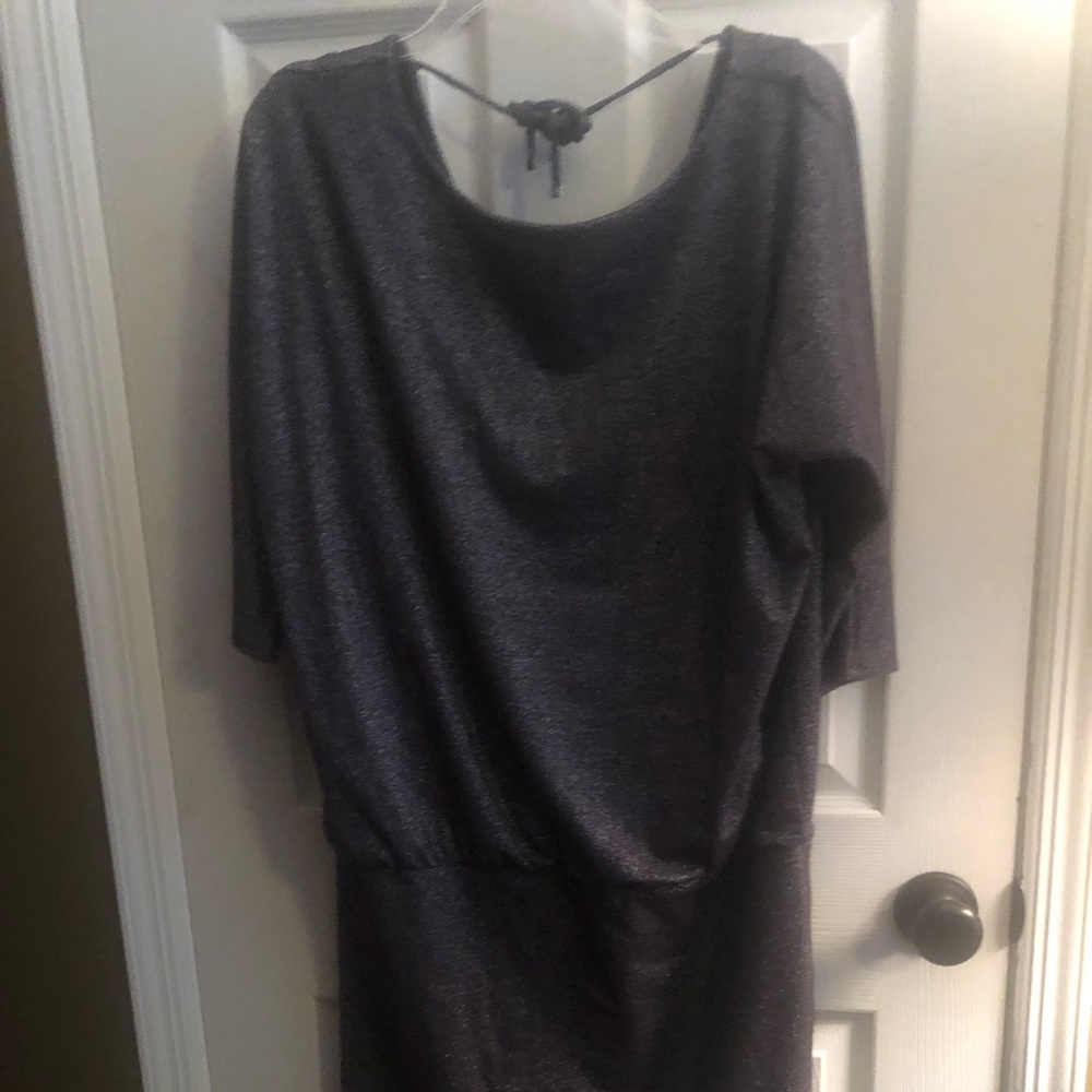 Sparkly grey party dress. WHBM